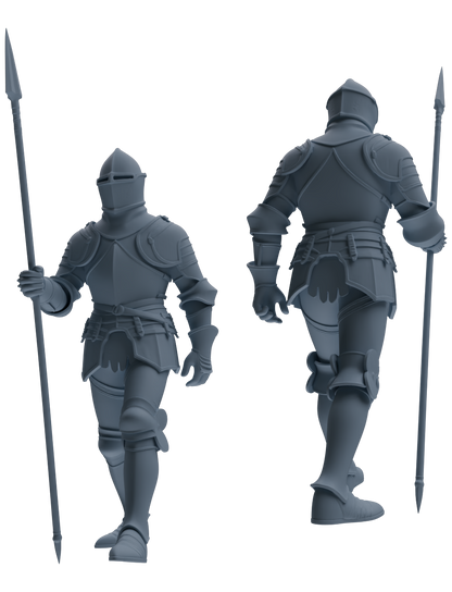 MRY-SFW SSTR093 Miniatures Soldier Model Kit Medieval Knight Six-Person Diplomatic Group