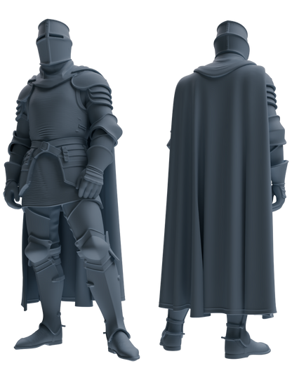 MRY-SFW SSTR091 Miniatures Soldier Model Kit Medieval Knight Five-Person Celebration Group