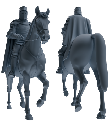MRY-SFW SSTR087 Miniatures Soldier Model Kit Medieval Knight Five-Person Escort Group