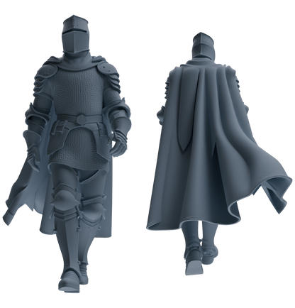 MRY-SFW SSTR096 Miniatures Soldier Model Kit Medieval Knight Six-Person Patrol Group