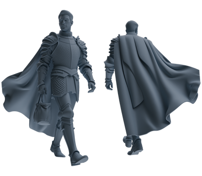 MRY-SFW SSTR084 Miniatures Soldier Model Kit Medieval Knight Five-Person Supply Carrying Group