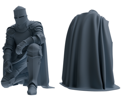 MRY-SFW SSTR086 Miniatures Soldier Model Kit Medieval Knight Six-Person Submission Group