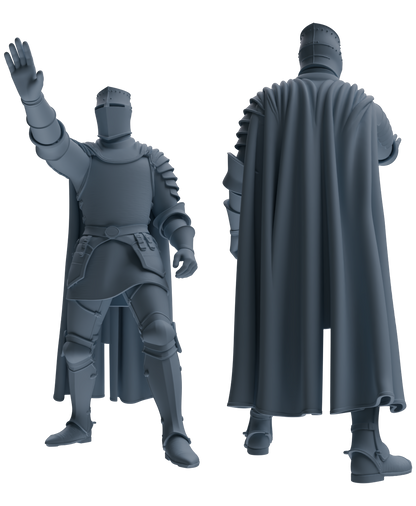 MRY-SFW SSTR092 Miniatures Soldier Model Kit Medieval Knight Six-Person Hunting Group