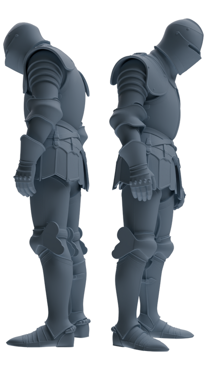MRY-SFW SSTR097 Miniatures Soldier Model Kit Medieval Knight Six-Person Reprimand Group