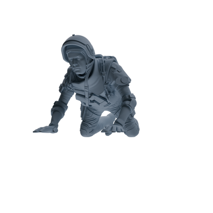 MRY-SFW SSTR324 Modern Counter-Terrorism SWAT Shield Bearer Combat 3 Four-Person Group