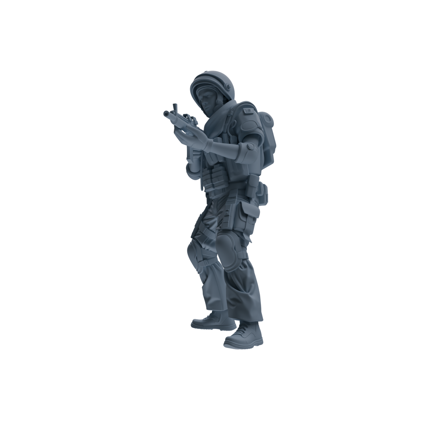 MRY-SFW SSTR322 Modern Counter-Terrorism SWAT Shield Bearer Combat Four-Person Group