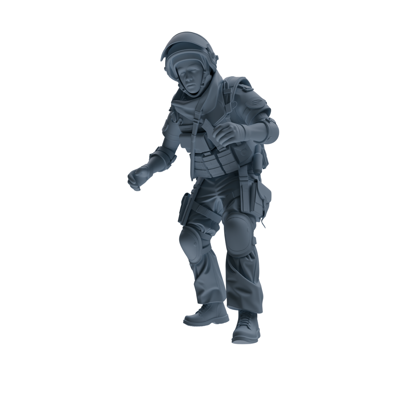 MRY-SFW SSTR317 Modern Counter-Terrorism SWAT Shield Bearer Rescue 2 Four-Person Group