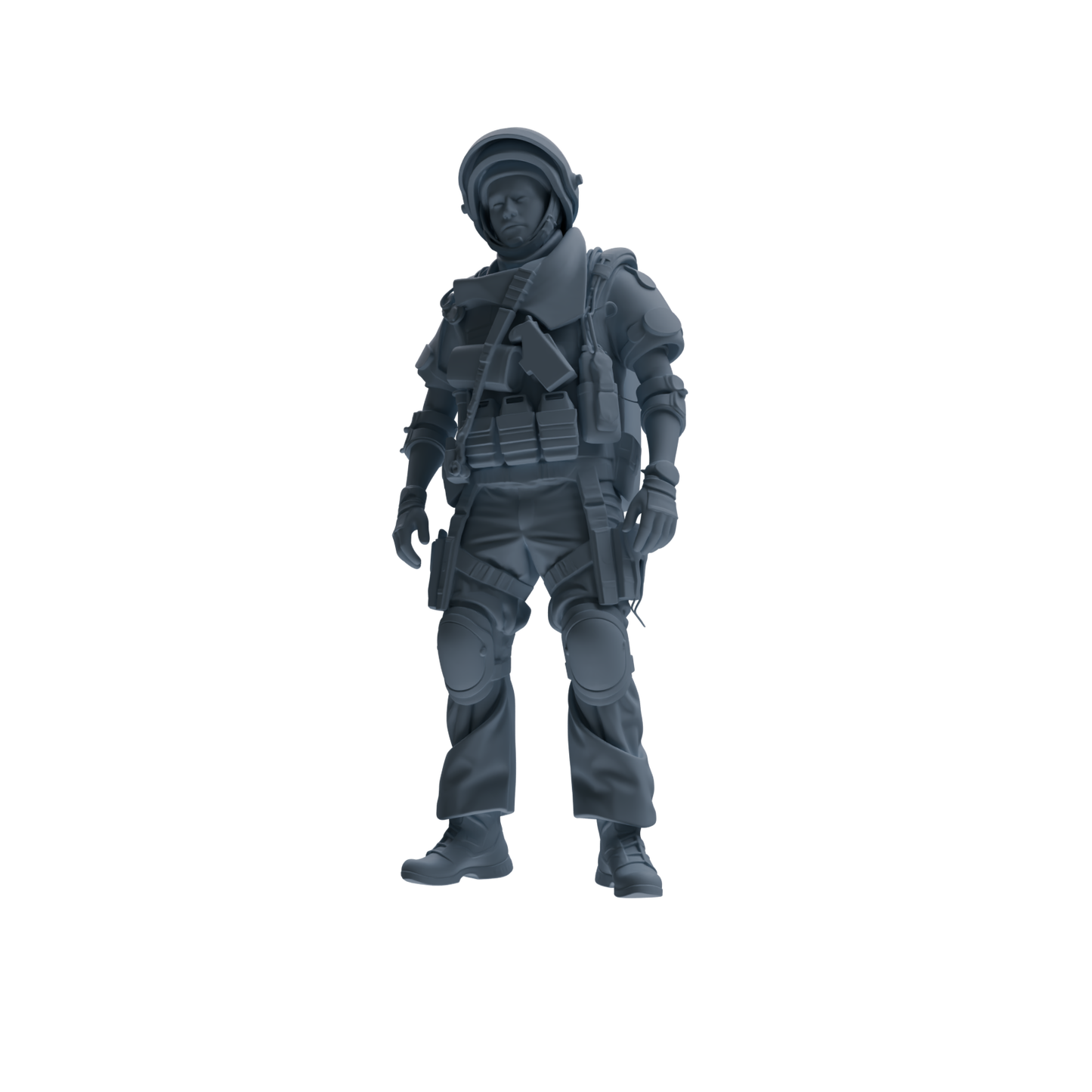 MRY-SFW SSTR321 Modern Counter-Terrorism SWAT Shield Bearer Garrison Four-Person Group