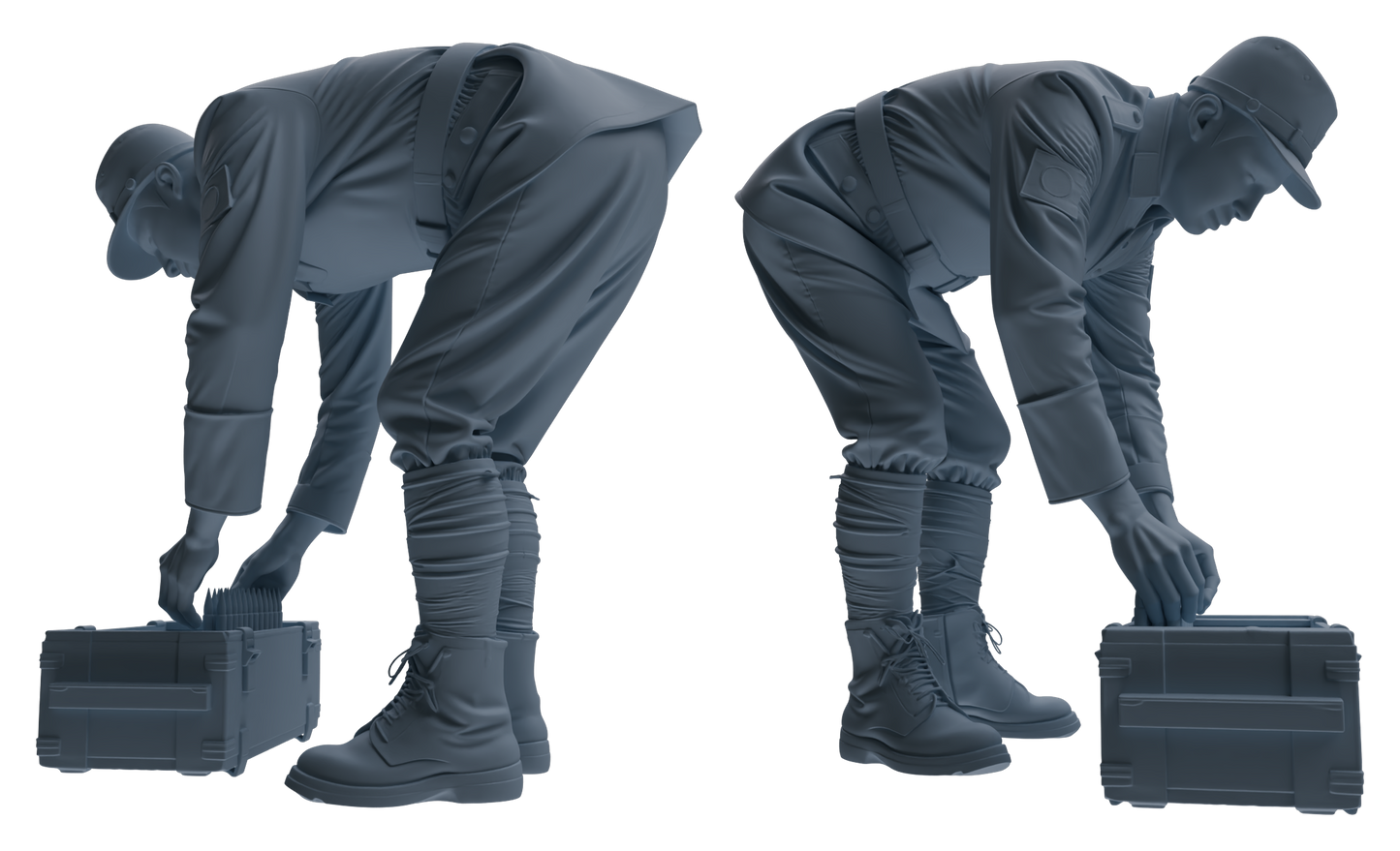 MRY-SFW LYGR633 WWII Japanese Army Five-Person Combat Readiness