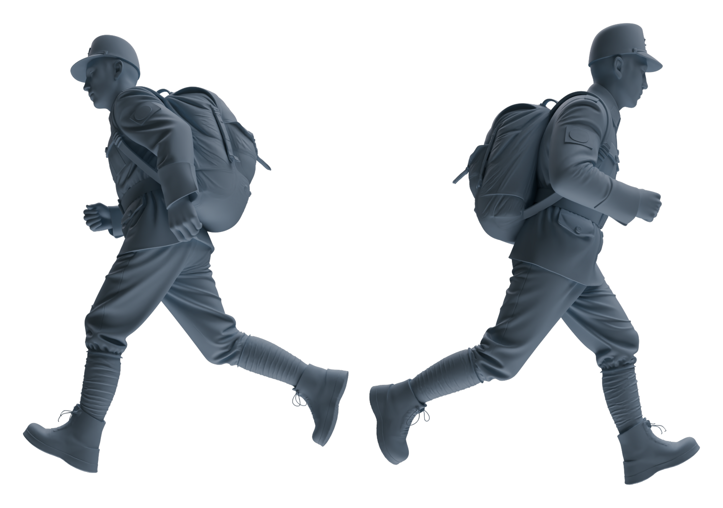 MRY-SFW LYGR639 WWII Japanese Army Five-Person Carrying Group