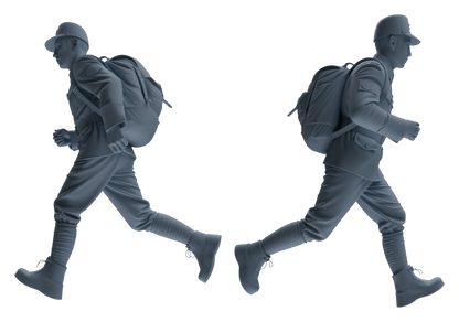 MRY-SFW LYGR639 WWII Japanese Army Five-Person Carrying Group