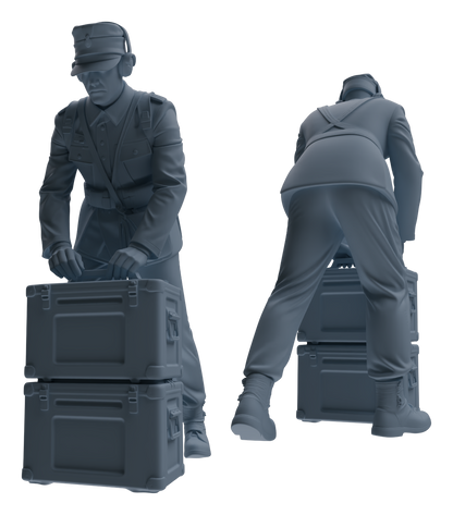 MRY-SFW LYGR647 WWII Mine Soldier Five-Person Organizing Group