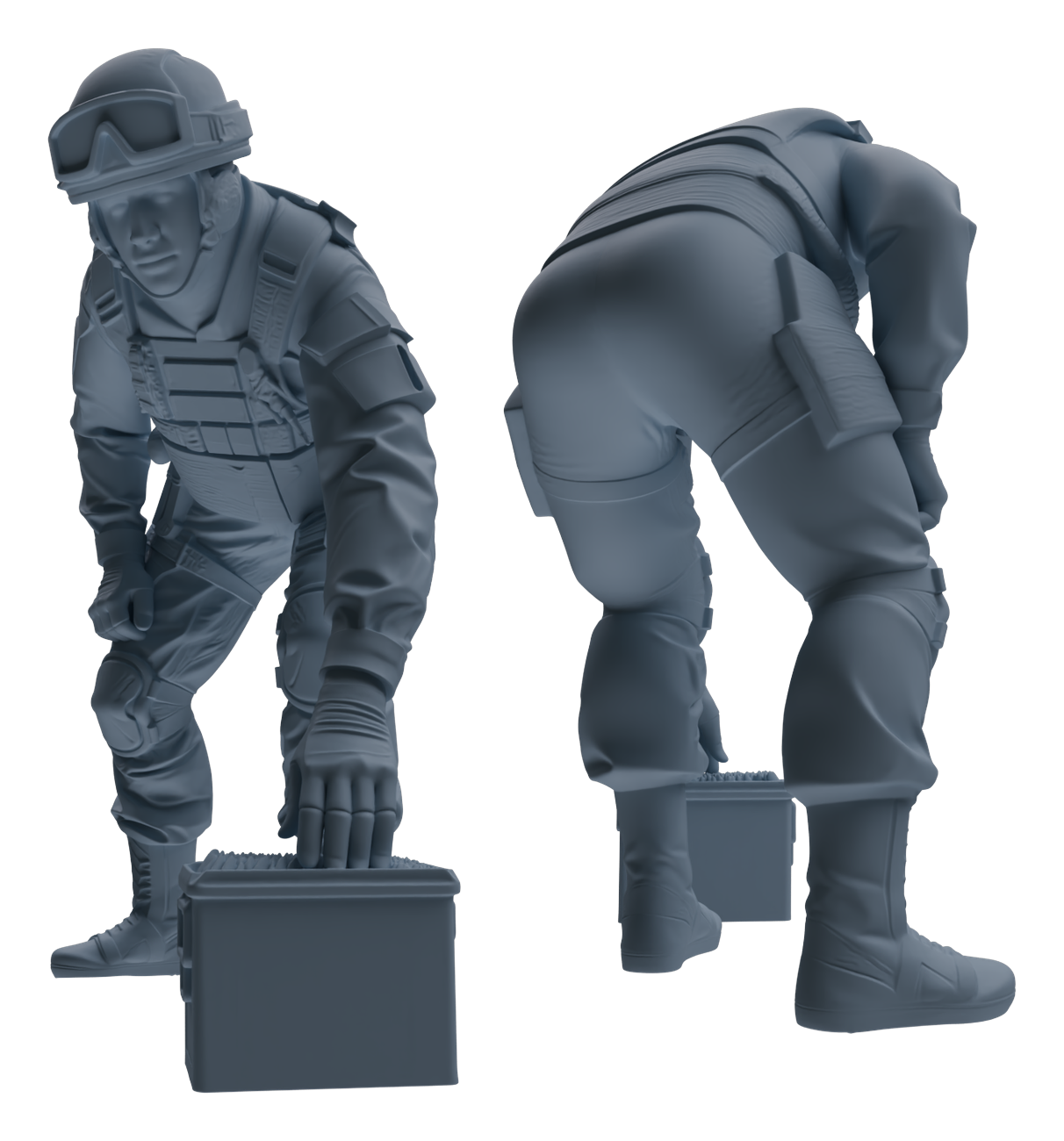 MRY-SFW LYGR626 Modern Airborne Division Six-Person Combat Readiness