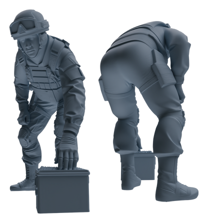 MRY-SFW LYGR626 Modern Airborne Division Six-Person Combat Readiness