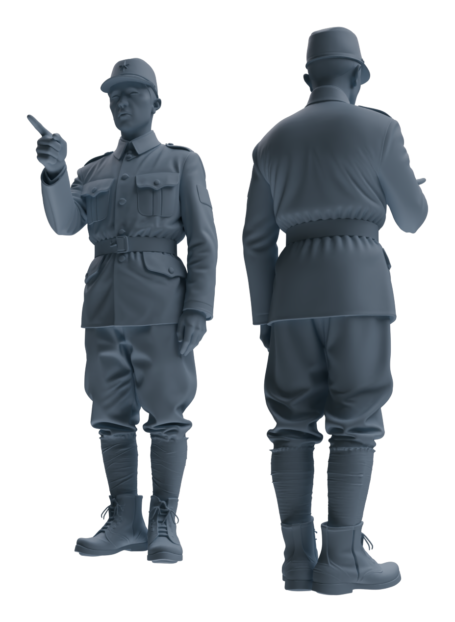 MRY-SFW LYGR635 WWII Japanese Army Six-Person Reprimand Group