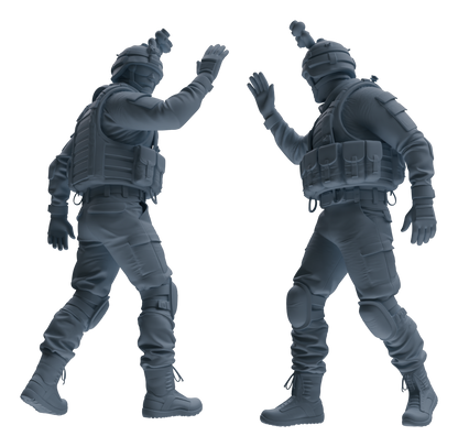 MRY-SFW LYGR617 Modern U.S. Cement Army Seven-Person Combat Readiness