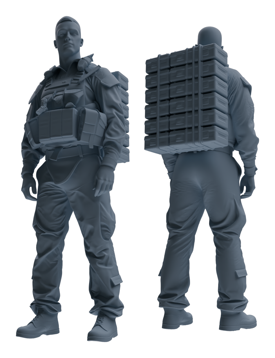 MRY-SFW LYGR625 Modern U.S. Army Seven-Person Carrying