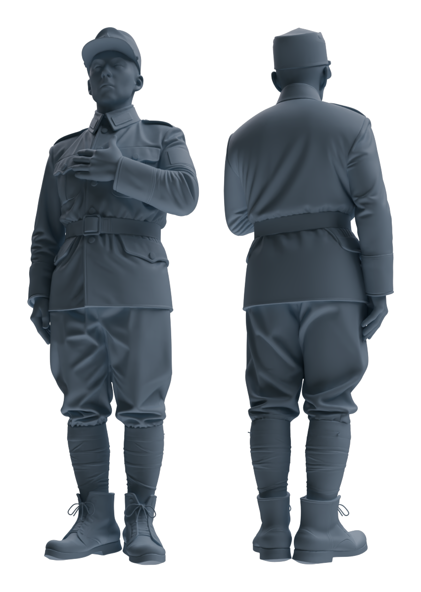 MRY-SFW LYGR636 WWII Japanese Army Seven-Person Daily Routine 2