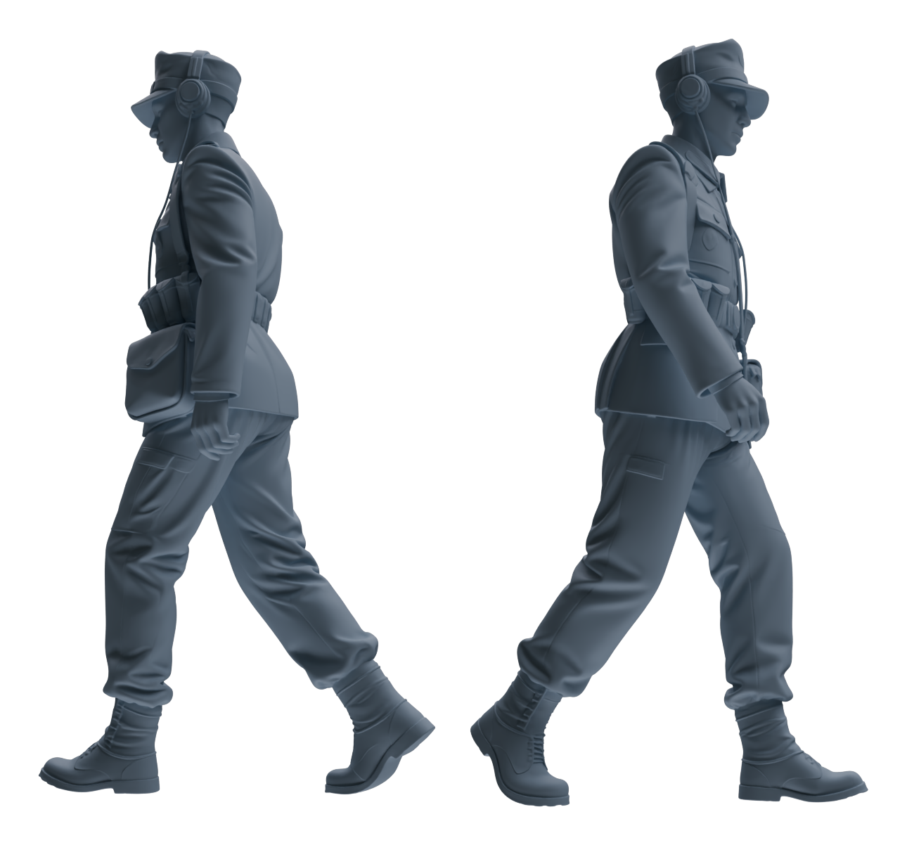 MRY-SFW LYGR651 WWII Mine Soldier Six-Person Daily Routine