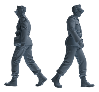 MRY-SFW LYGR651 WWII Mine Soldier Six-Person Daily Routine