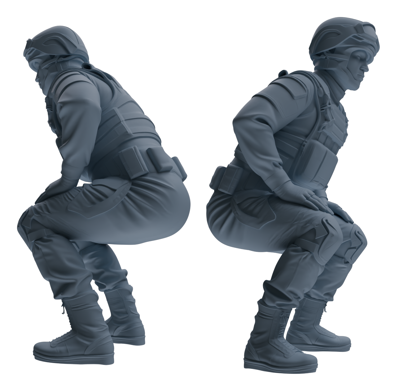 MRY-SFW LYGR627 Modern Airborne Division Seven-Person Training