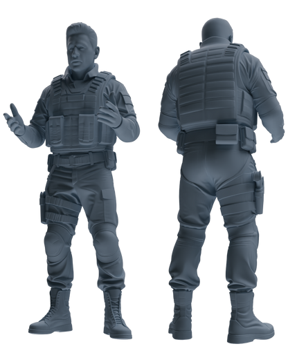 MRY-SFW SSTR034 Miniatures Soldier Model Kit 1993 Mogadishu Black Hawk Helicopter Soldier Discussion Six-Person Group