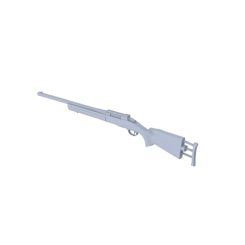 MRY-SFW LYGS007 Modern Mountain Recon Company Props - 6 Long-Barrel Sniper Rifle Set