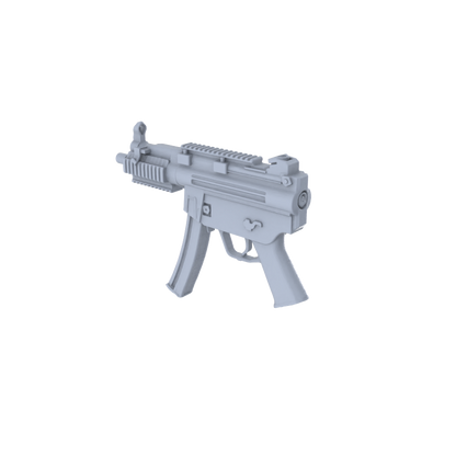 MRY-SFW LYGS005 Modern Battlefield Scale Models - 6 Untextured Shotgun/SMG Set
