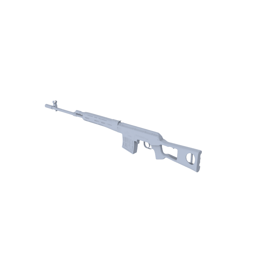 MRY-SFW LYGS006 Modern Counter-Terrorism Task Force Props - 6 Sniper/DMR Set
