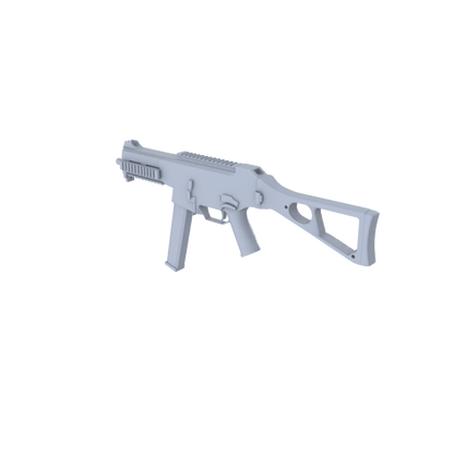 MRY-SFW LYGS004 Modern Battlefield Scale Model - SMG/Shotgun White Model 6-Man Set
