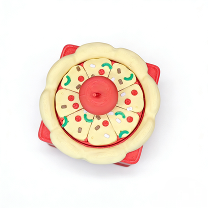 RHF-222 Apple Pizza Chocolate Element Display Stand Fun creative  and delicious-themed display stand with apple  pizza  and chocolate elements  decorative