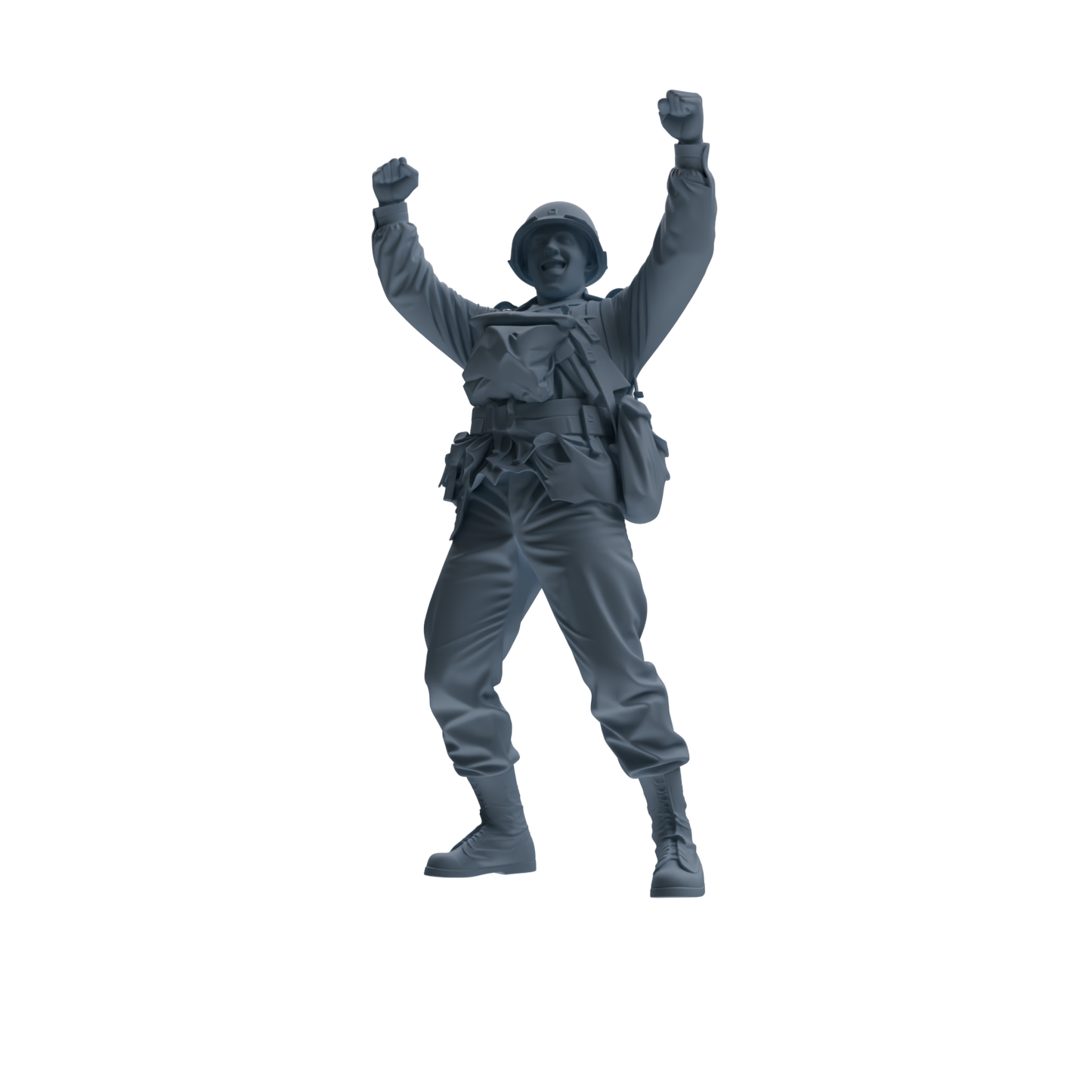 MRY-SFW SSTR073 Miniatures Soldier Model Kit Saving Ryan in Normandy WWII U.S. Army Four-Person Celebrating Group