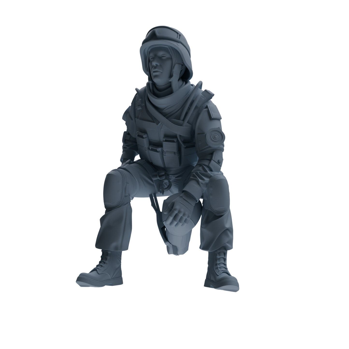 MRY-SFW SSTR336 Modern Counter-Terrorism SWAT Fire Support Operator Combat 2 Four-Person Group