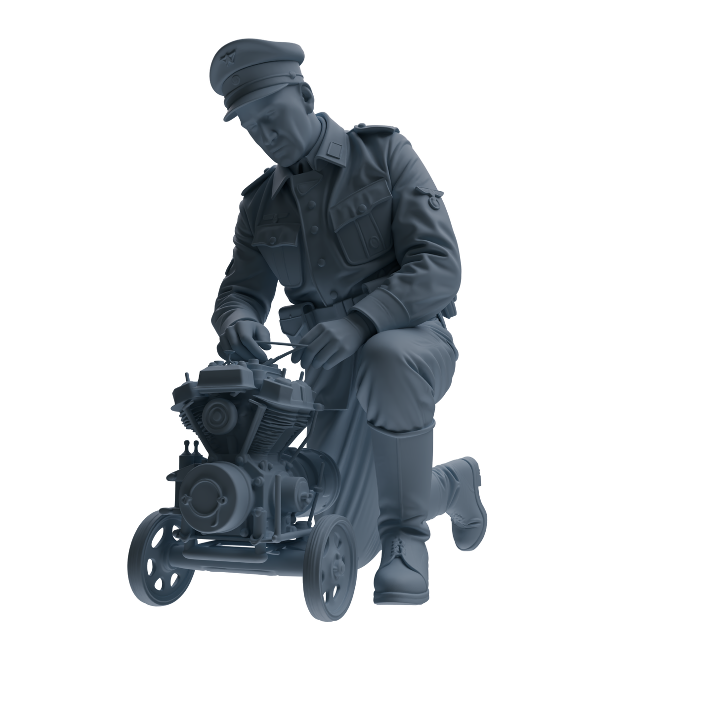 MRY-SFW SSTR252 WWI British Army Logistics Soldier Maintenance Four-Person Group