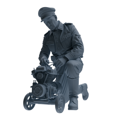 MRY-SFW SSTR252 WWI British Army Logistics Soldier Maintenance Four-Person Group