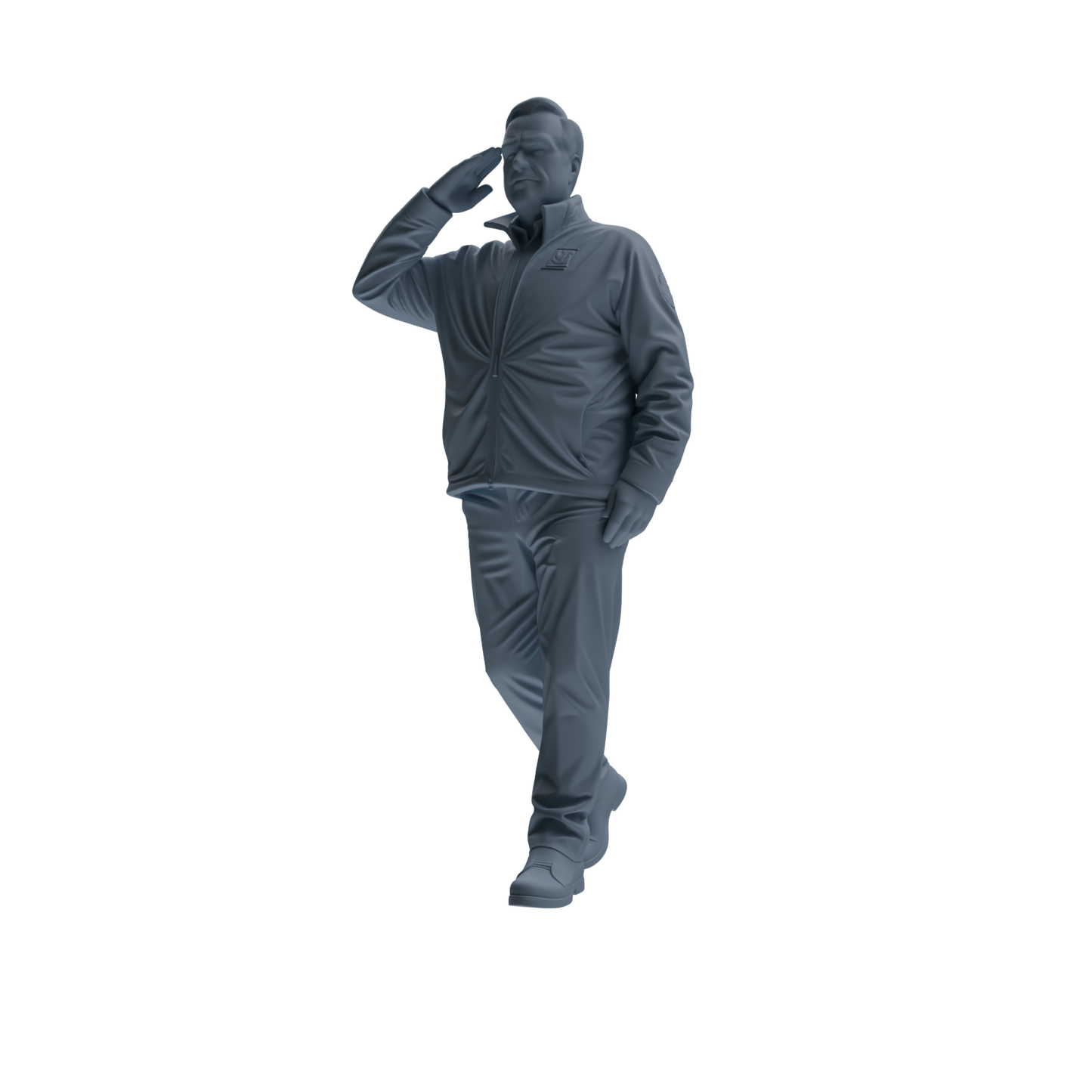 MRY-SFW SSTR117 Miniatures Soldier Model Kit Boston Attack Modern Boston Police Four-Person Saluting Group 1