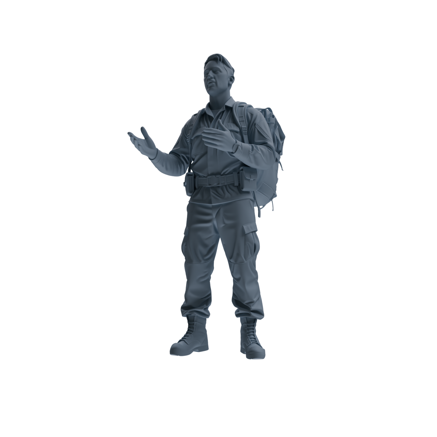 MRY-SFW SSTR134 Miniatures Soldier Model Kit War of Hyenas Modern Canadian Army Four-Person Conversation Group