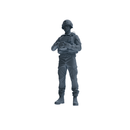 MRY-SFW SSTR250 Modern British Army Logistics Soldier Maintenance Three-Person Group