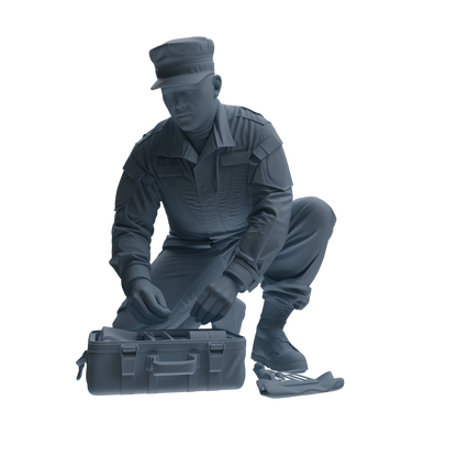 MRY-SFW SSTR248 Modern U.S. Army Medic Four-Person Group