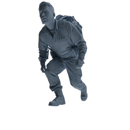 MRY-SFW SSTR146 Miniatures Soldier Model Kit War of Hyenas Modern Canadian Army Four-Person Tactics Group