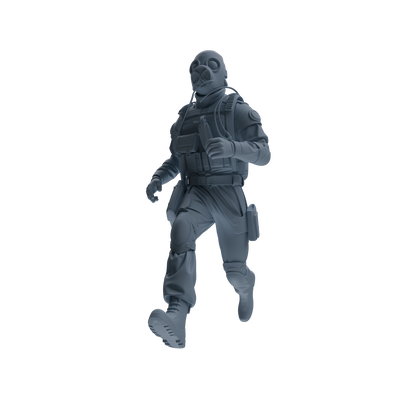MRY-SFW SSTR343 Modern Counter-Terrorism SWAT Breacher Combat 4 Four-Person Group