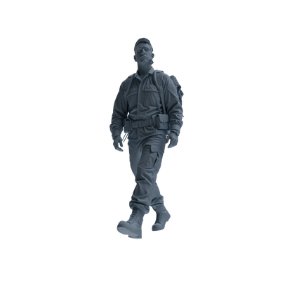 MRY-SFW SSTR144 Miniatures Soldier Model Kit War of Hyenas Modern Canadian Army Four-Person Patrol Group