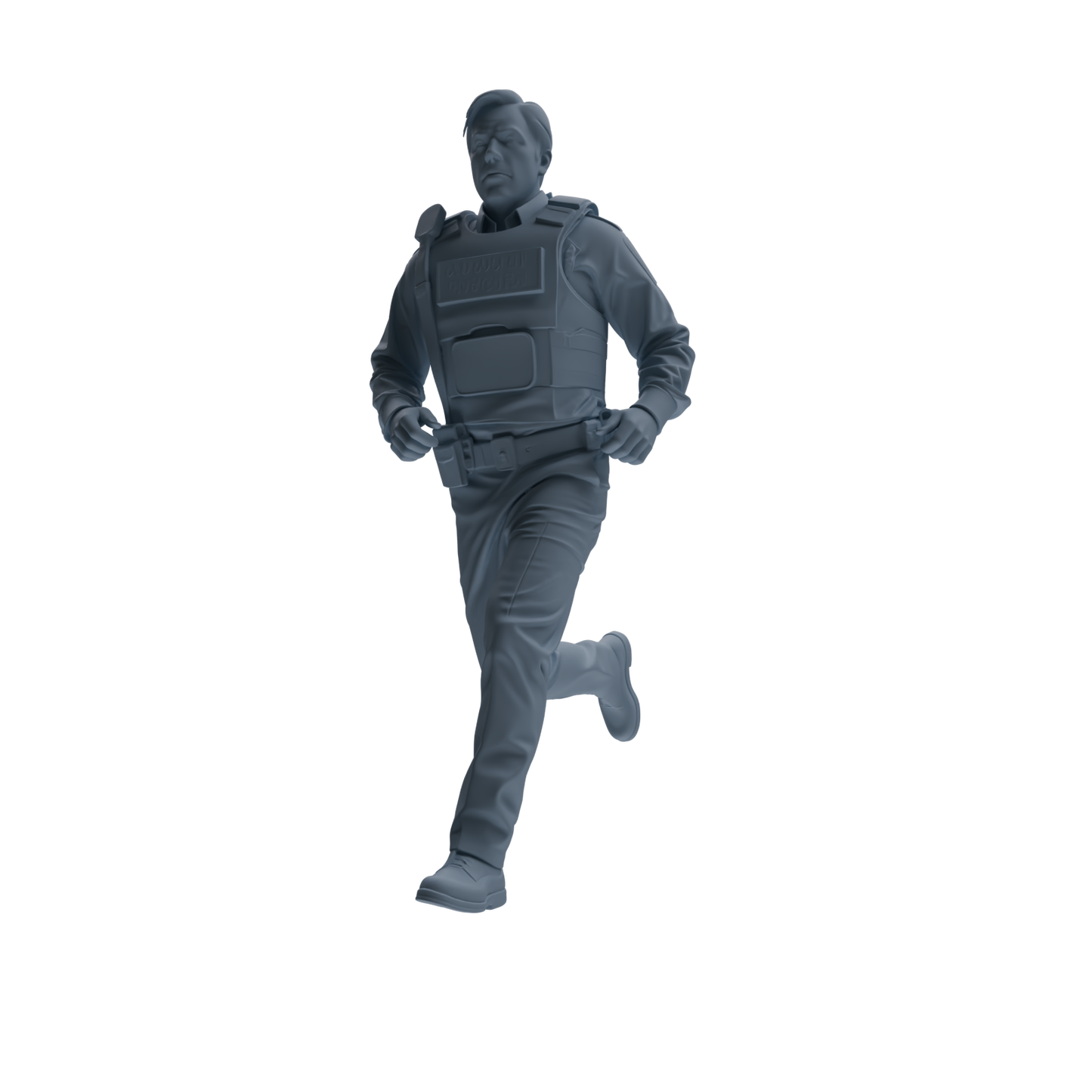 MRY-SFW SSTR119 Miniatures Soldier Model Kit Boston Attack Modern Boston Police Four-Person Rescue Group