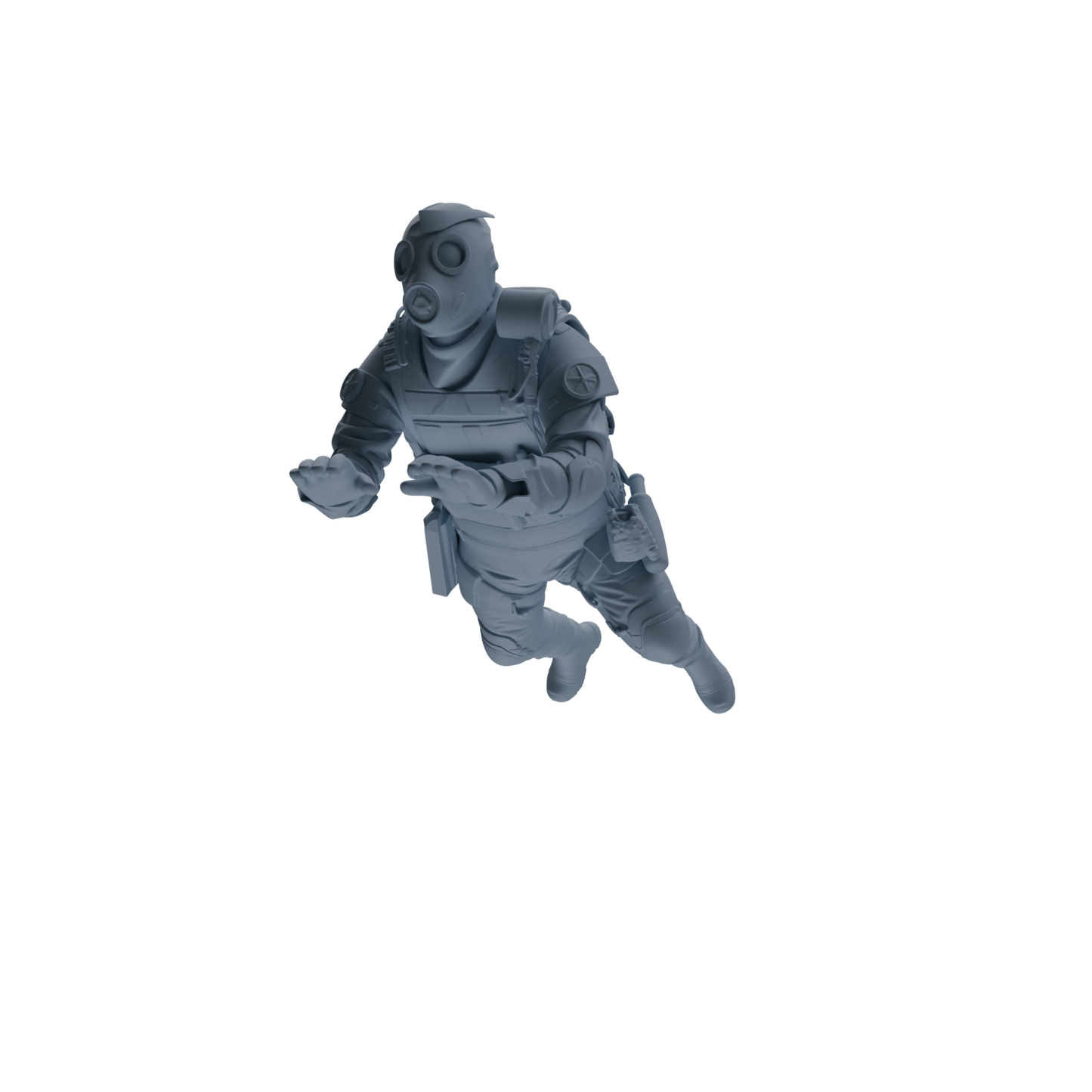 MRY-SFW SSTR342 Modern Counter-Terrorism SWAT Breacher Combat 3 Three-Person Group