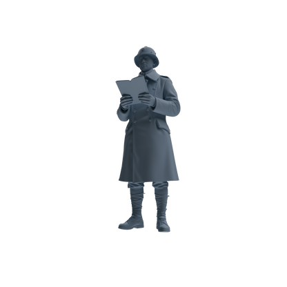 MRY-SFW SSTR259 WWI French Army Logistics Soldier Maintenance Four-Person Group