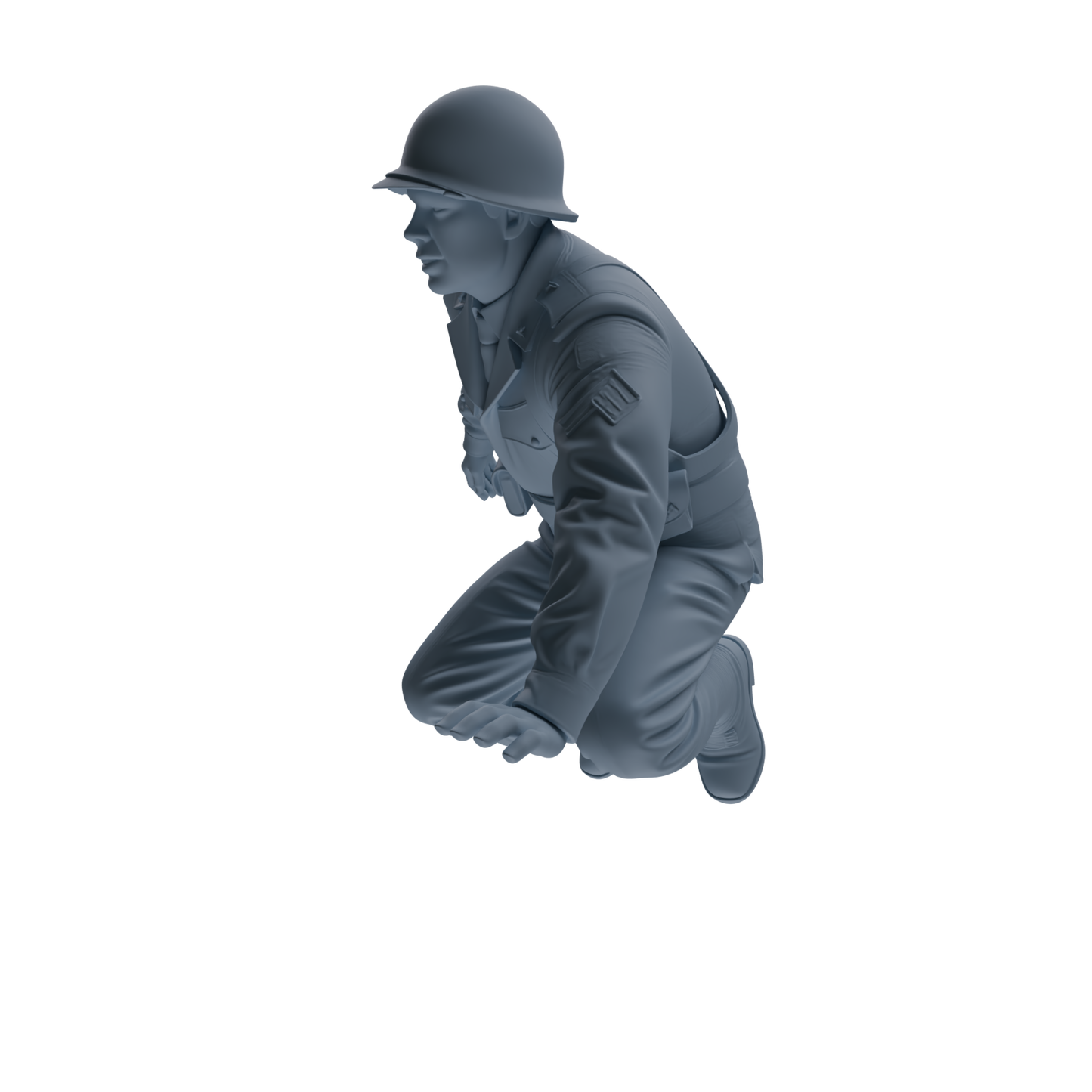 MRY-SFW SSTR229 WWII U.S. Wounded Soldiers Four-Person Group