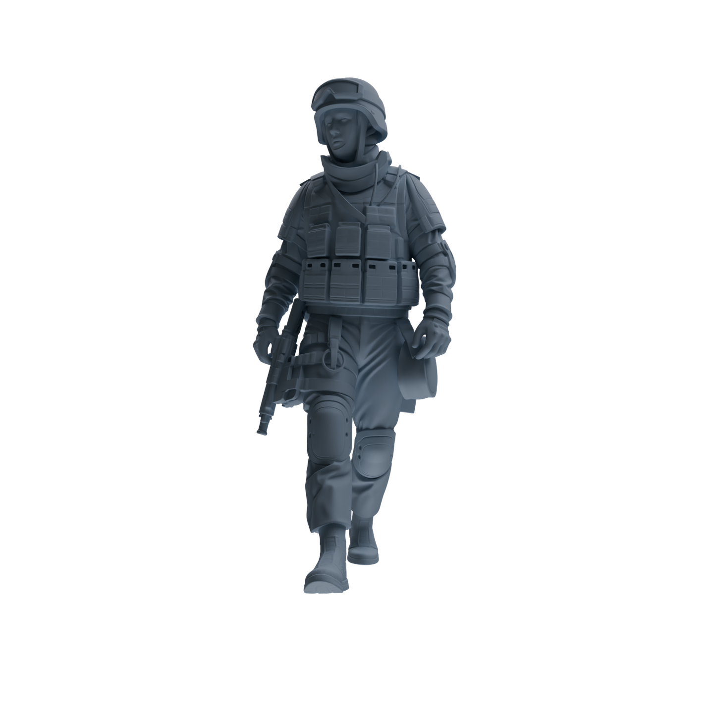 MRY-SFW SSTR330 Modern Counter-Terrorism SWAT Fire Support Operator Foot March 1 Four-Person Group