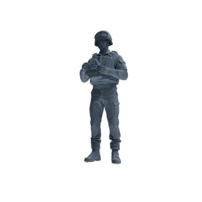MRY-SFW SSTR237 Modern French Army Logistics Soldier Maintenance Four-Person Group