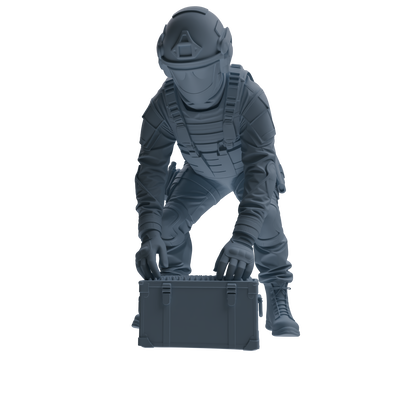 MRY-SFW SSTR357 Modern American Mercenary Combat Readiness Four-Person Group