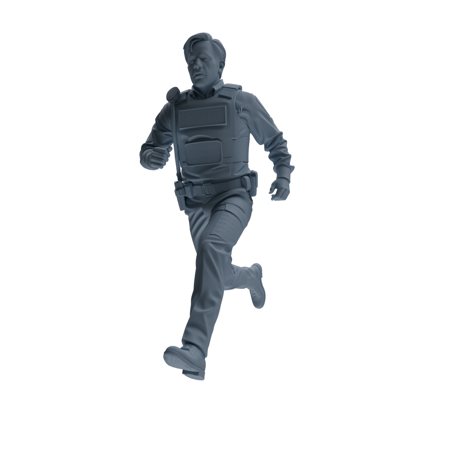 MRY-SFW SSTR113 Miniatures Soldier Model Kit Boston Attack Modern Boston Police Four-Person Arrest Group 2